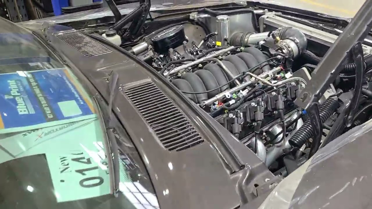 69 Camaro 427 Holley Terminator X Max - Startup and Idle - BluePrint Crate Engine 622HP