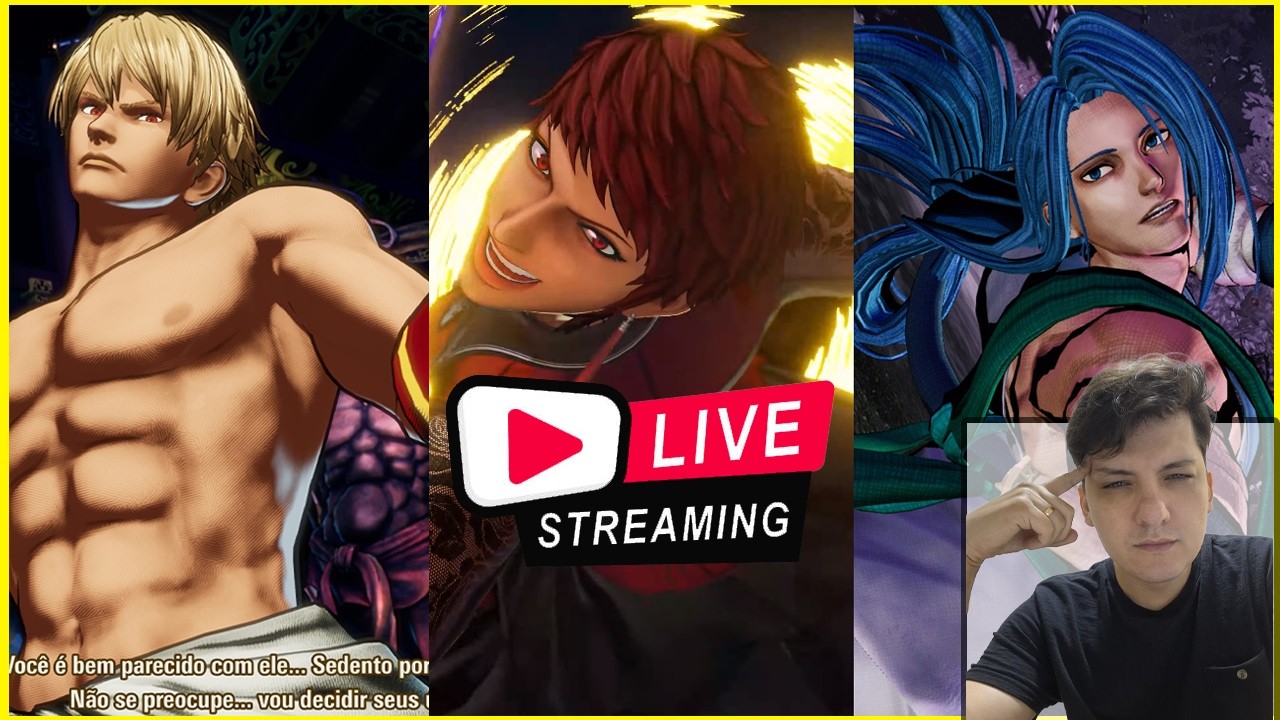 Bate papo sobre Fatal Fury: CotW + KOF XV + SamSho 2019 + Jogatina de segunda-feira.