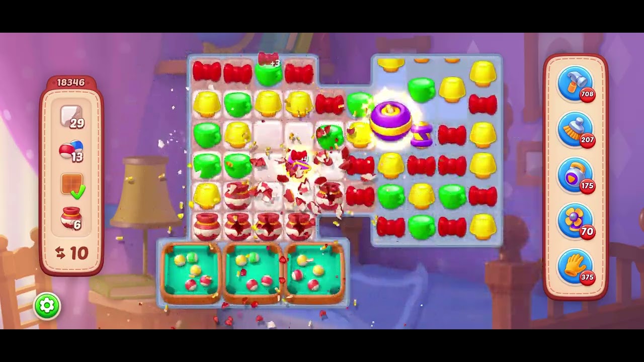 Homescapes Level 18346  -- No cheats