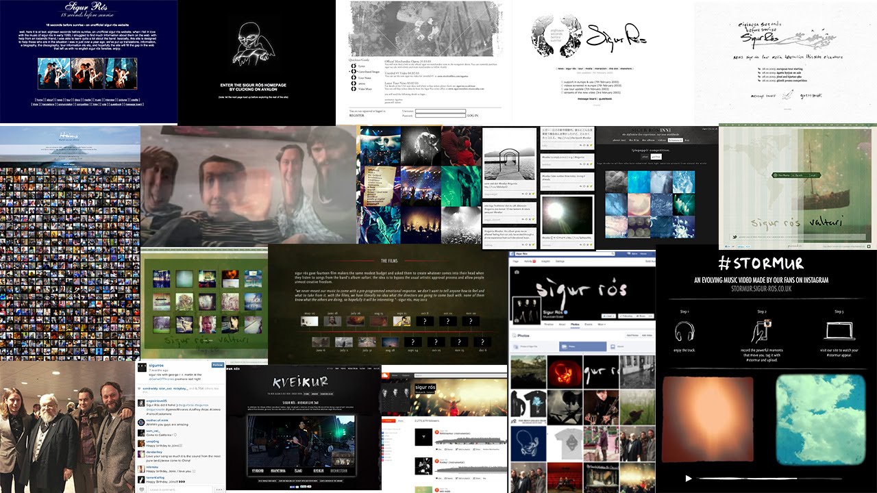 Sigur R&oacute;s: Celebrating 15 years online