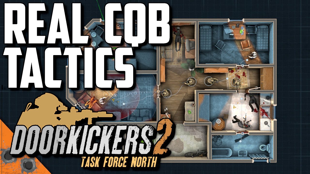 Реалистичный ближний бой в Doorkickers 2: Task Force North