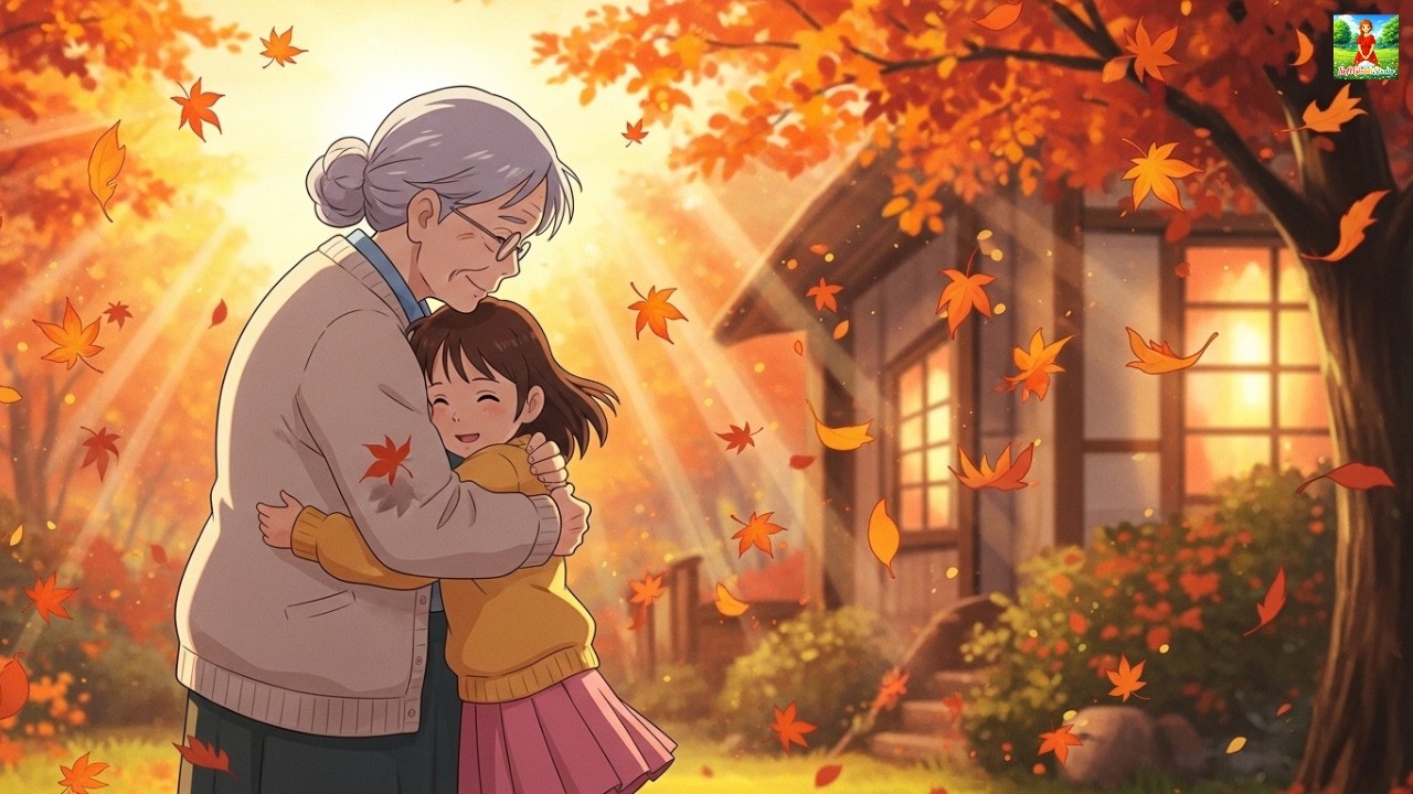 Grandmother&rsquo;s Autumn Herb Garden 🍂 | Cozy Ghibli-Style Animated Story | Soft Ghibli Studio