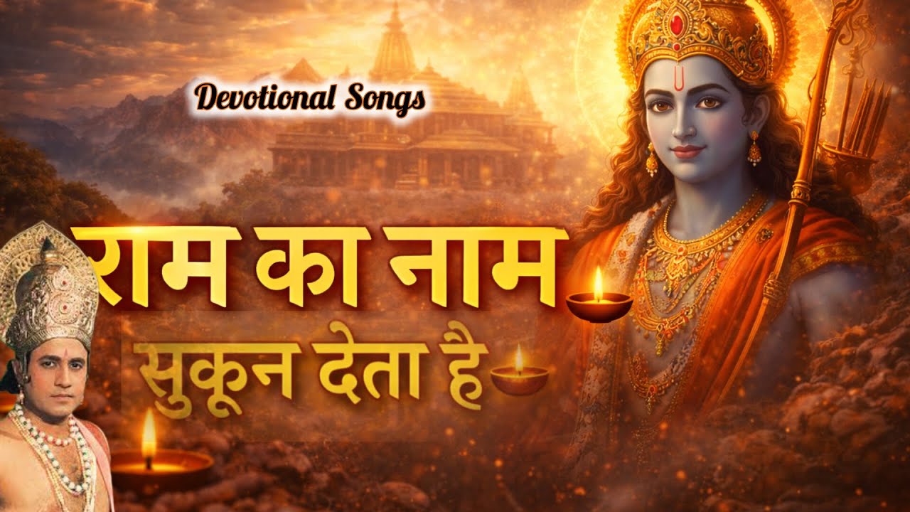 राम नाम सुकून देता है | Ram ji Song I Morning Song I Sandhya Aarti I Hindi Song 2025