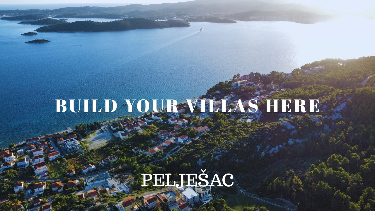 Investment Potential/Villas development/Plot in OREBIĆ/PELJEŠAC/CROATIA