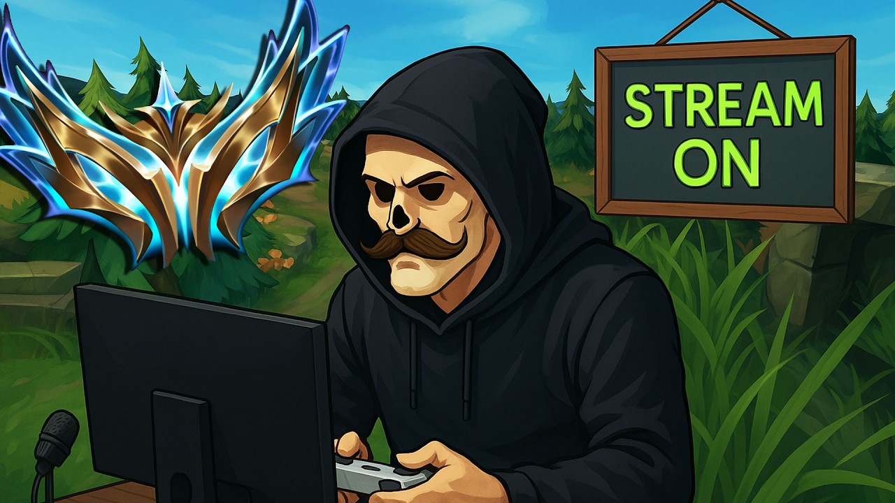 LOLZIN ELO MESTRE JOGANDO NA PAZ E SEM TILTAR