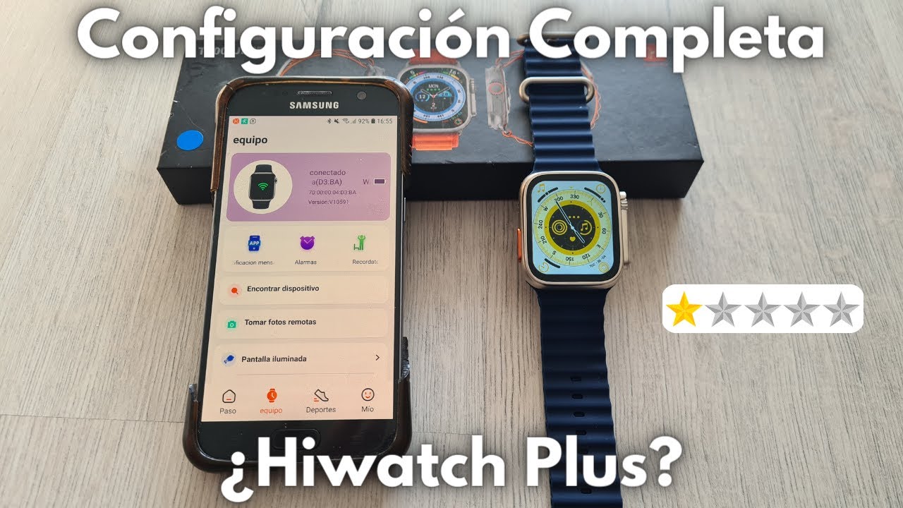 &iquest;C&oacute;mo configurar tu Smartwatch T900 Ultra con Hiwatch Plus? | Tutorial paso a paso