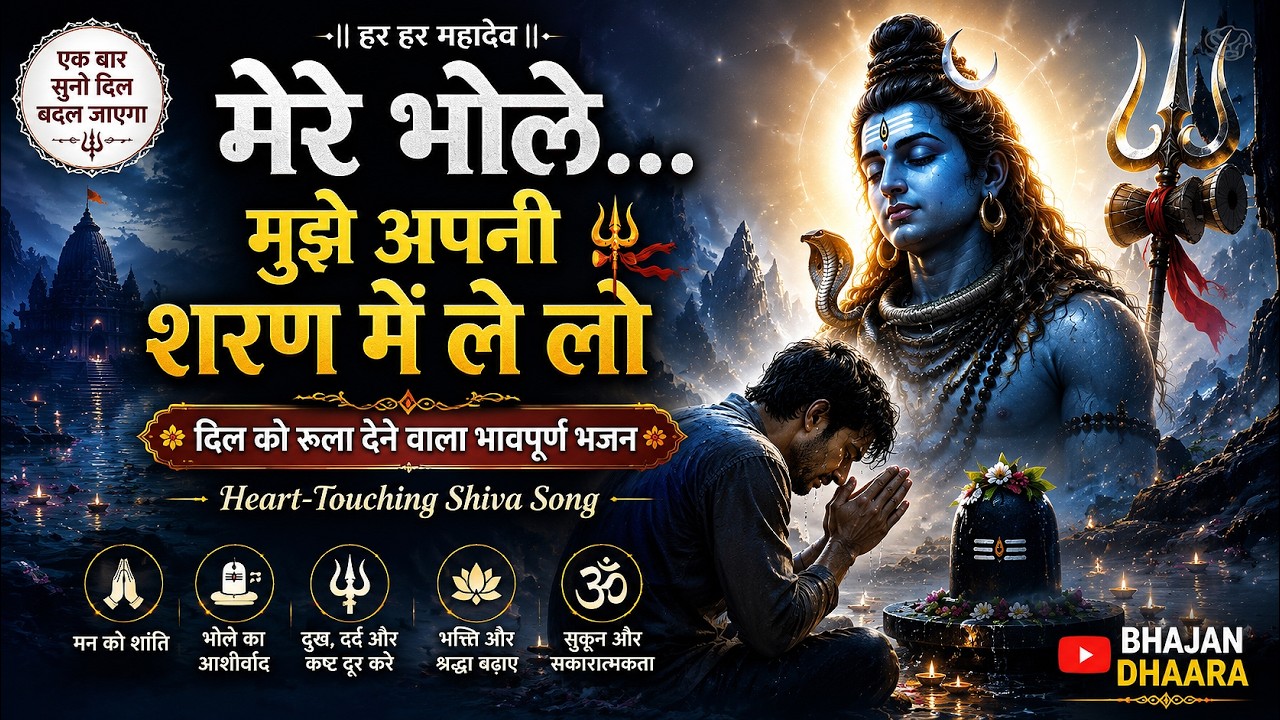 मेरे भोले… मुझे अपनी शरण में ले लो | दिल को रुला देने वाला भावपूर्ण भजन | Heart-Touching Shiva Song