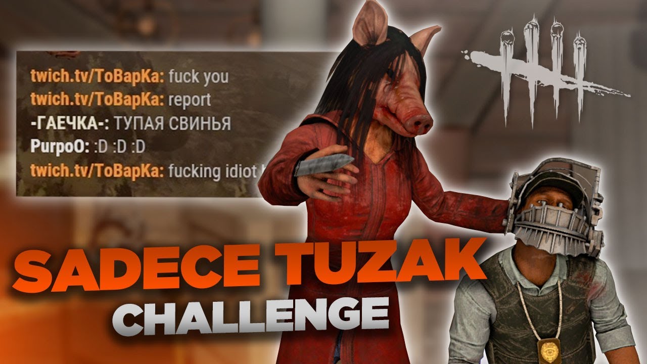 KURBANLARI EFSANE SİNİRLENDİRDİM - Dead by Daylight CHALLENGE TÜRKÇE