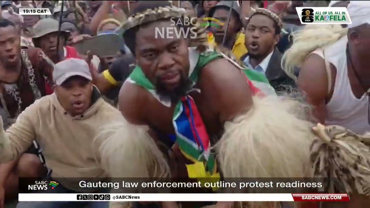 Gauteng law enforcement outline protest readiness