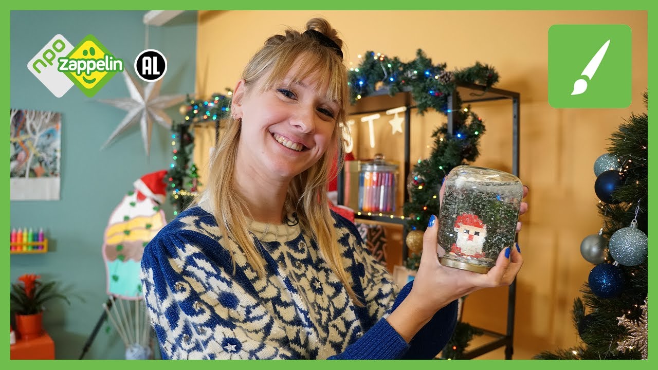 Sneeuwbol maken ⛄️✨ | WINTER ❄️ KNUTSELFEEST | NPO Zappelin