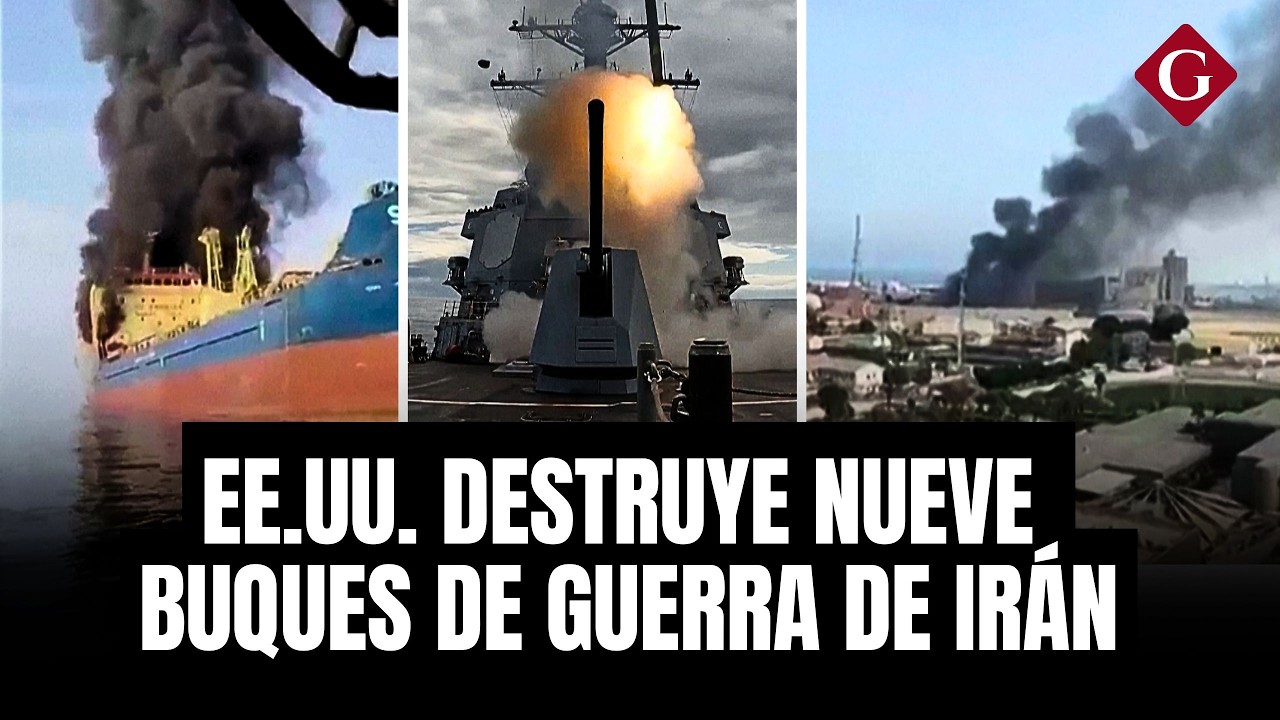 Ofensiva de EE.UU.: 9 buques de guerra iran&iacute;es destruidos y 48 l&iacute;deres abatidos | Gesti&oacute;n