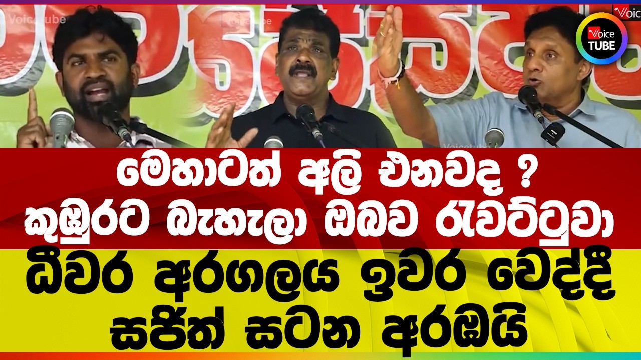 මෙහාටත් අලි එනවද ? | කුඹුරට බැහැලා ඔබව රැවට්ටුවා | ධීවර අරගලය ඉවර වෙද්දී සජිත් සටන අරඹයි