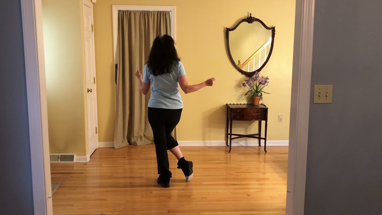 Twist, Twist (full speed) - L2/3 (w styling) Line Dance Lesson & Dance Along - Music @ 8:34