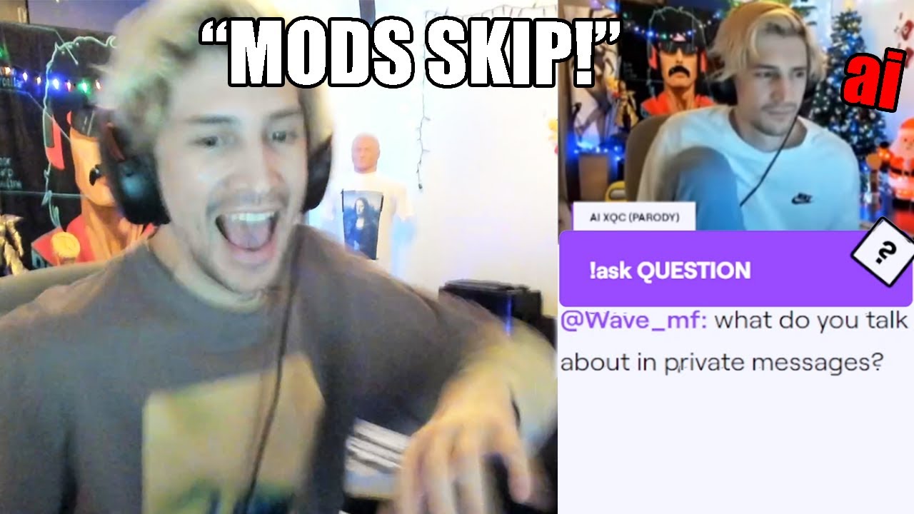 xQc lets Ai answer questions and it leaks everything...