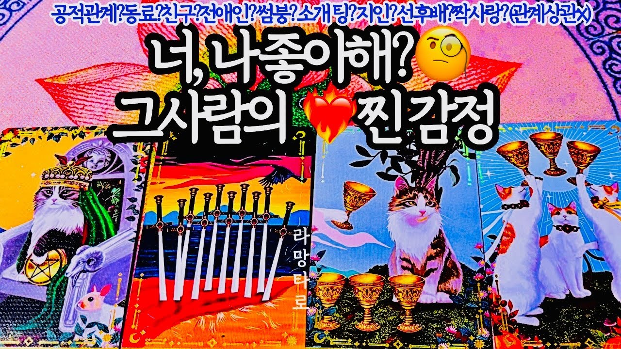 [타로/연애운]나 좋아할까?깊은 속마음에 연애적 기류 포착📸해드림👩‍❤️‍👨외모,직업,관계,싱글,재회,커플,이미지,흐름,관계운,시기/관계상관🙅🏻Pick a card💟Tarot