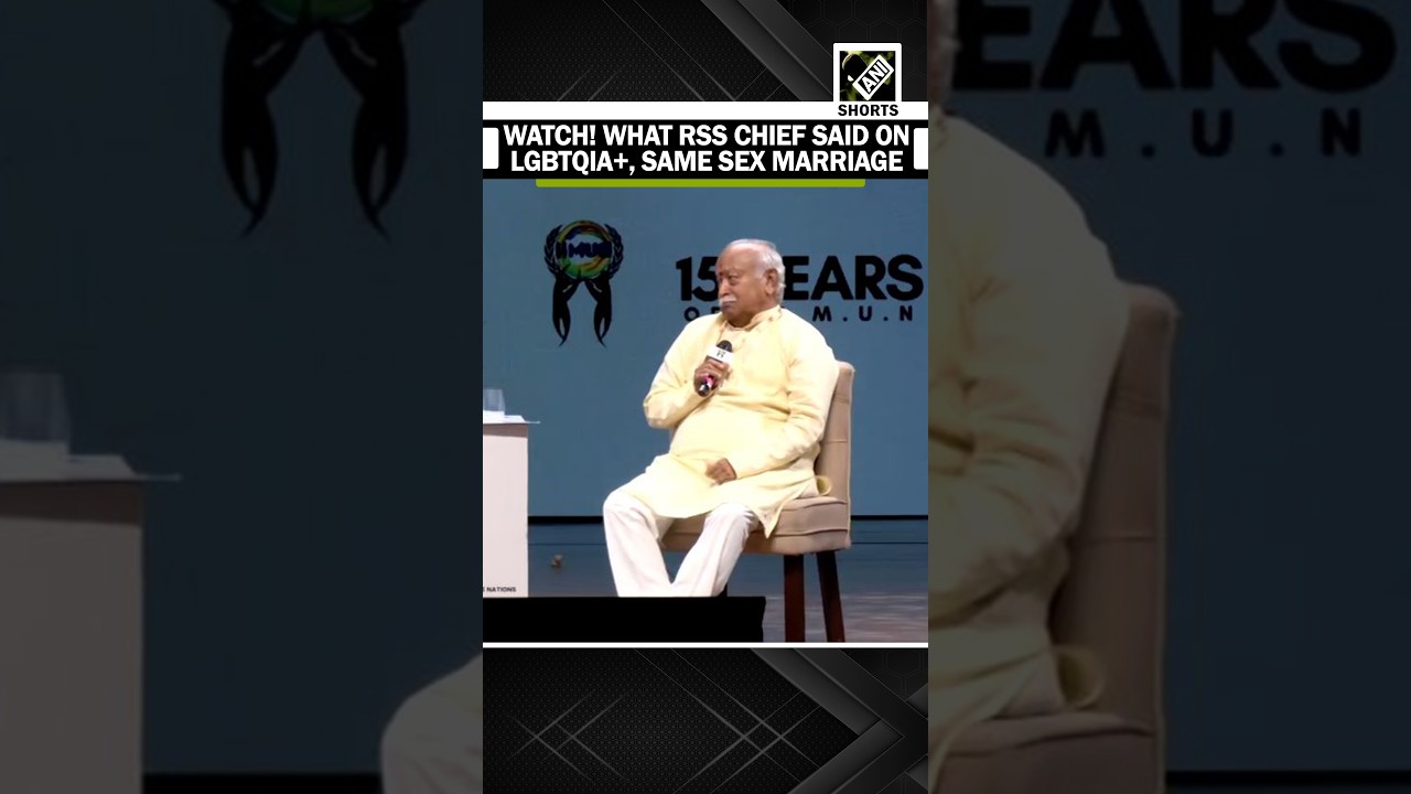 WATCH! What RSS chief Mohan Bhagwat said on LGBTQIA+, same sex marriage