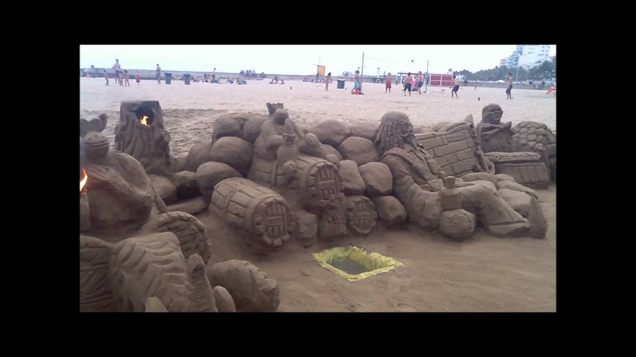 Sand Sculptures - Sitges Beach September 2011