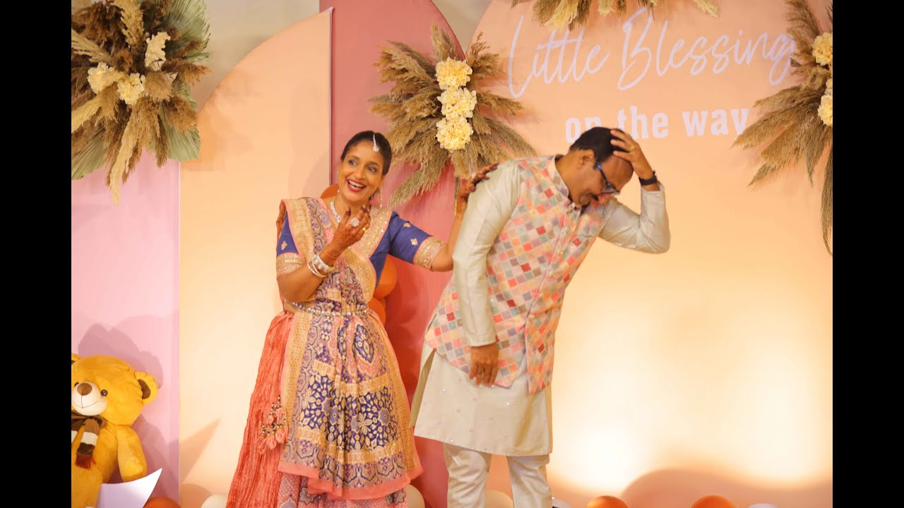 Cute Dadi Dada To Be | Baby Shower Dance Performance | Dadi Dada dance | Ayushi's Baby Shower