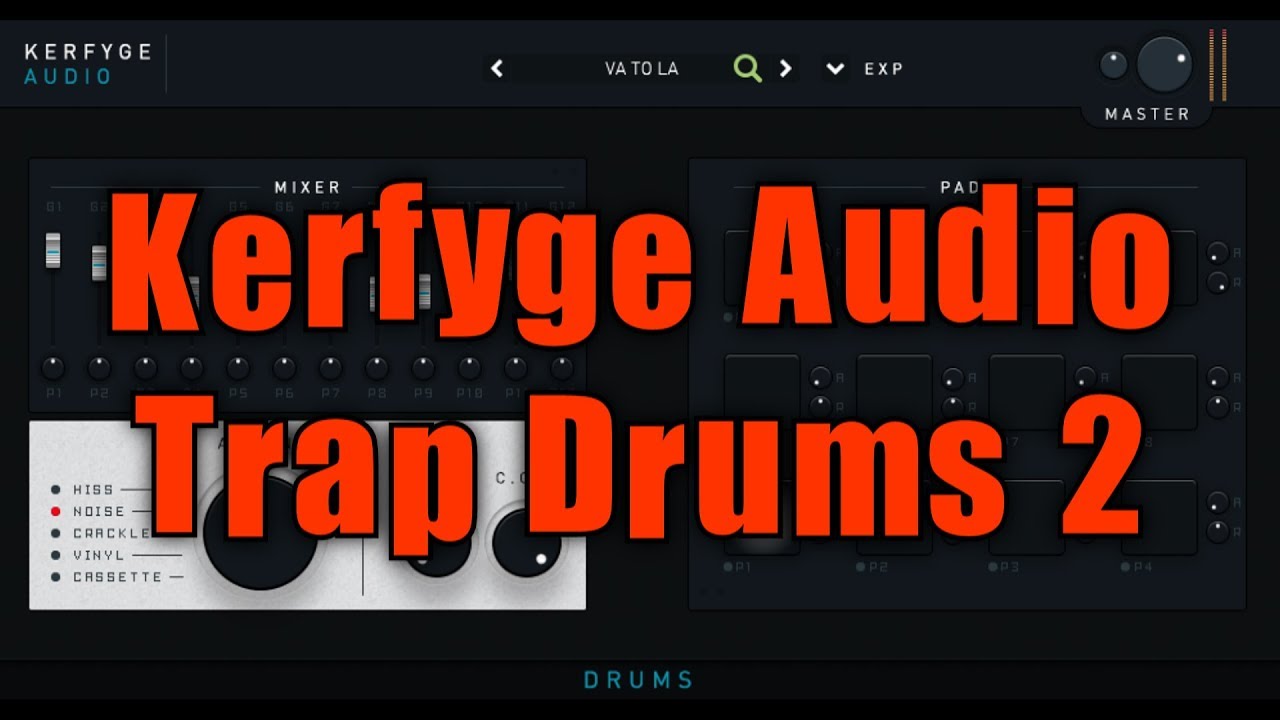 Kerfyge Audio - Trap Drums 2 [Rompler for Trap][Demo][Only sound]