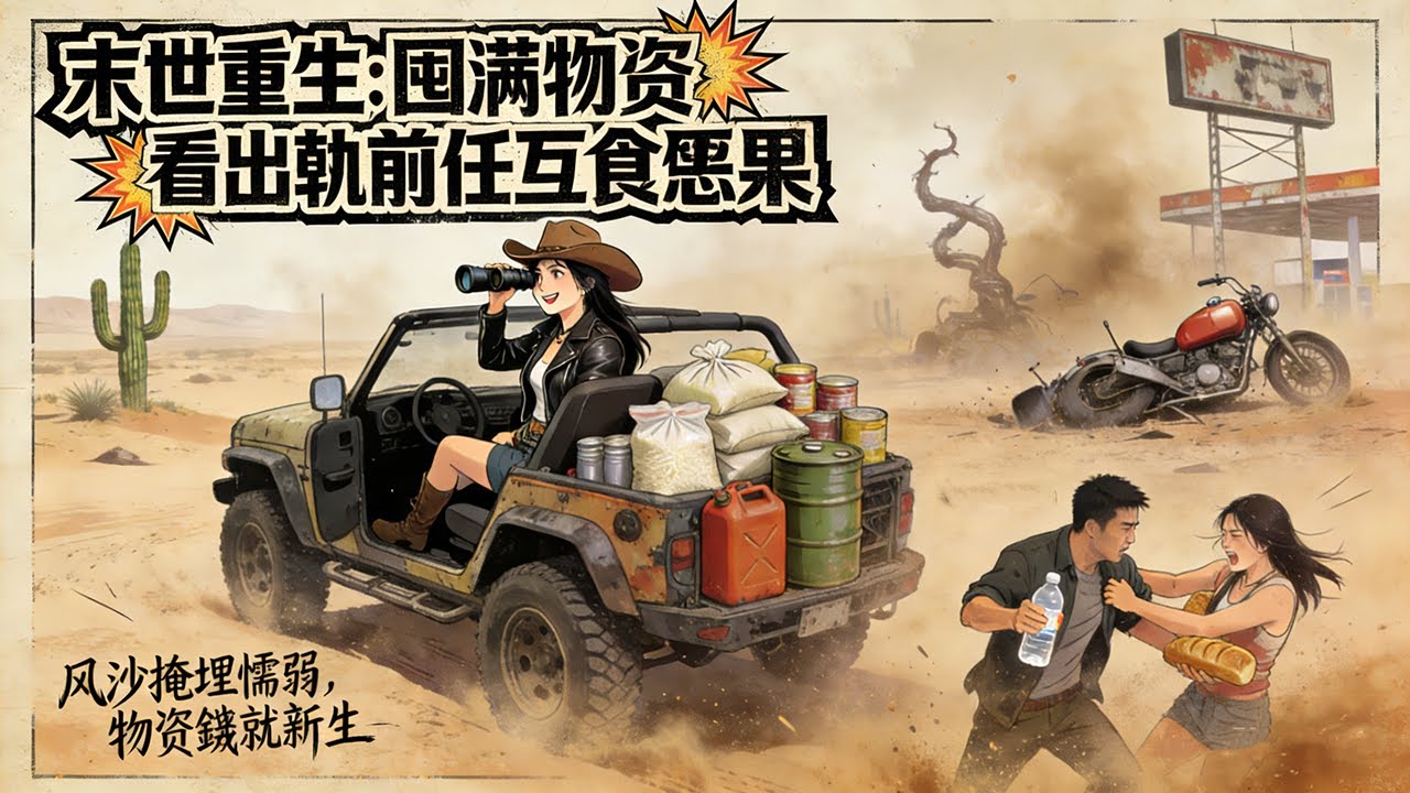 【完結/囤資】《末世重生：囤滿物資，看出軌前任互食惡果》#末世 #末世小說 #動漫 #末日 #爽文 #动漫 #懸疑故事 #一口氣看完 #睡前故事 #小説 #完結 #末世文 #小说推荐 #小说 #分享