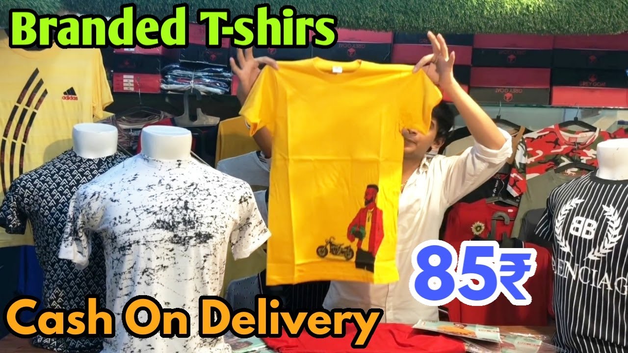 Branded T-shirt Only 85₹ With Cash On Delivery || Mumbai