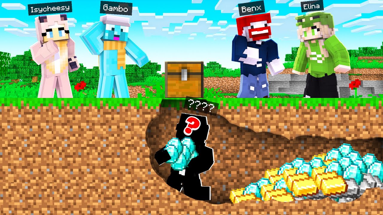 EIN UNBEKANNTER DIEB BEKLAUT MEINE BASE (MINECRAFT FREUNDE 3)