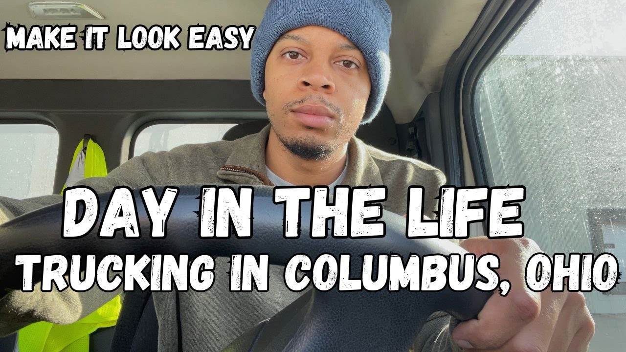ДЕНЬ ИЗ ЖИЗНИ | 27-ЛЕТНИЙ ВОДИТЕЛЬ ДАЛЬНОБОЙЩИКА | COLUMBUS VLOG