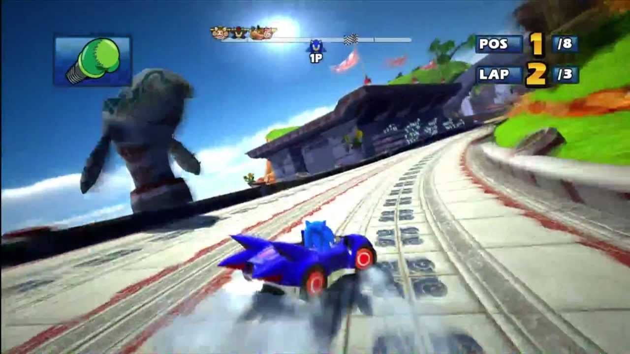 Sonic & SEGA All Stars Racing: Whale Lagoon [1080 HD]