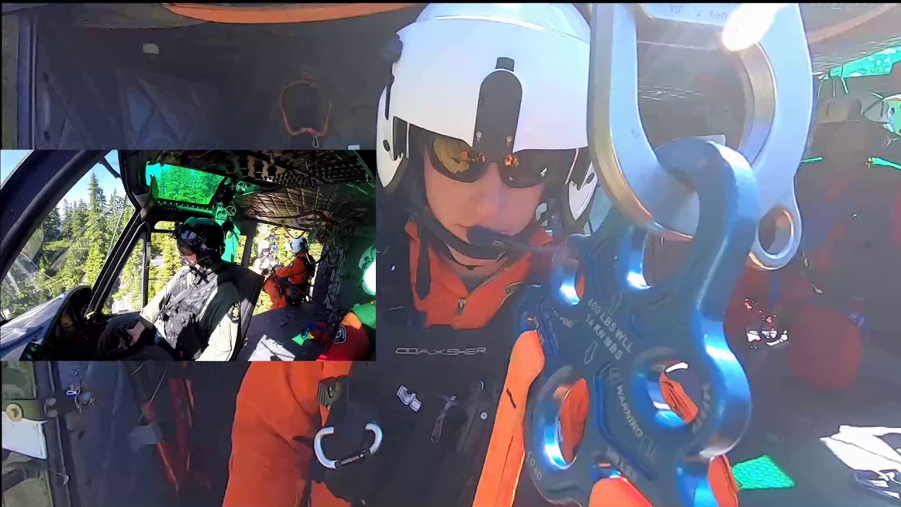 7-15-20 Injured hiker rescued near Snow Lake WA.