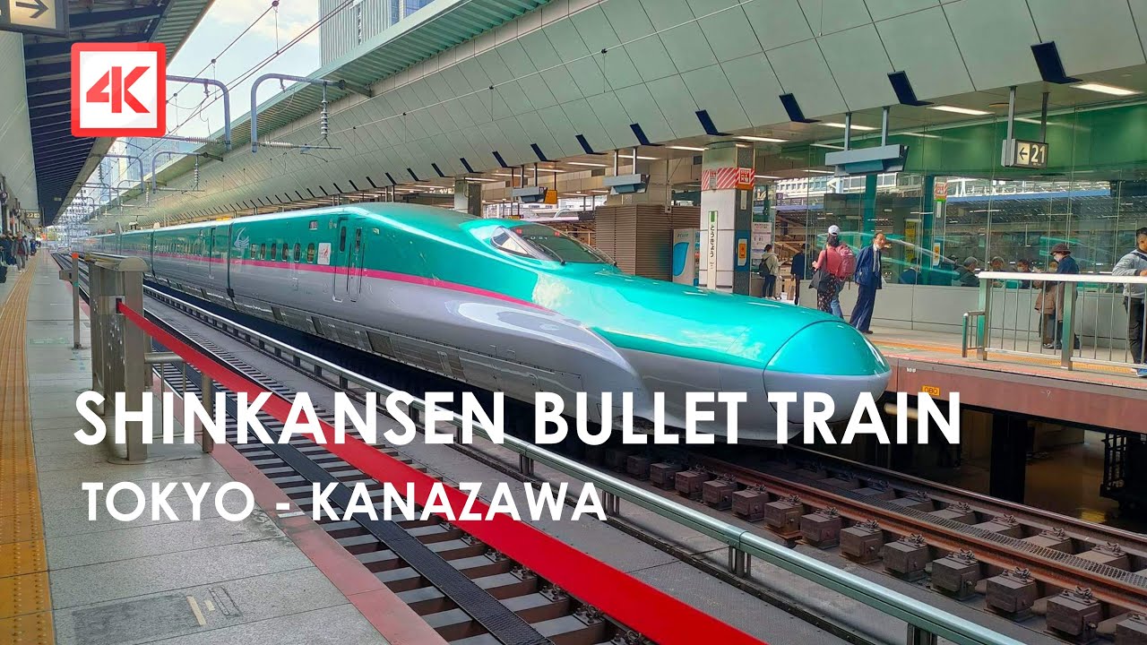 Shinkansen Japan's FASTEST Train that can reach up to 320kmph/200mph. Tokyo - Kanazawa Experience.