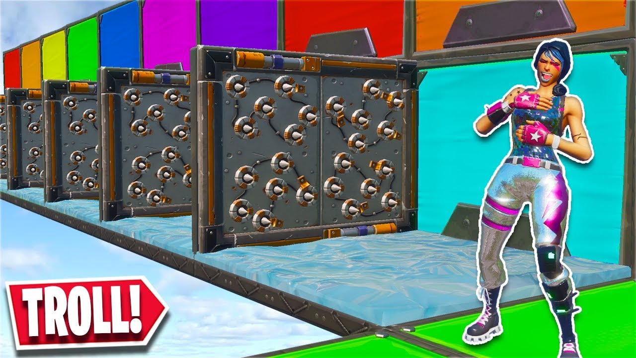I played the ULTIMATE YouTuber TROLL Deathrun... *INSANE* (Fortnite Creative)