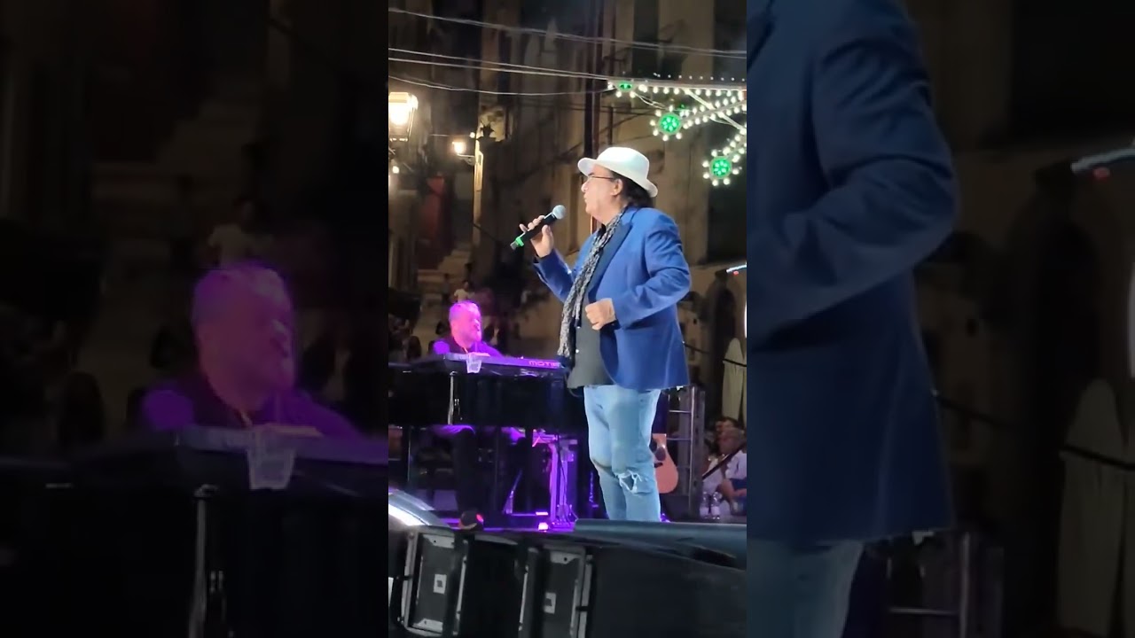 Albano emoziona Carpino ♥️🎙️