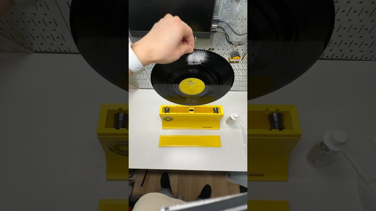 Vinyl record cleaner