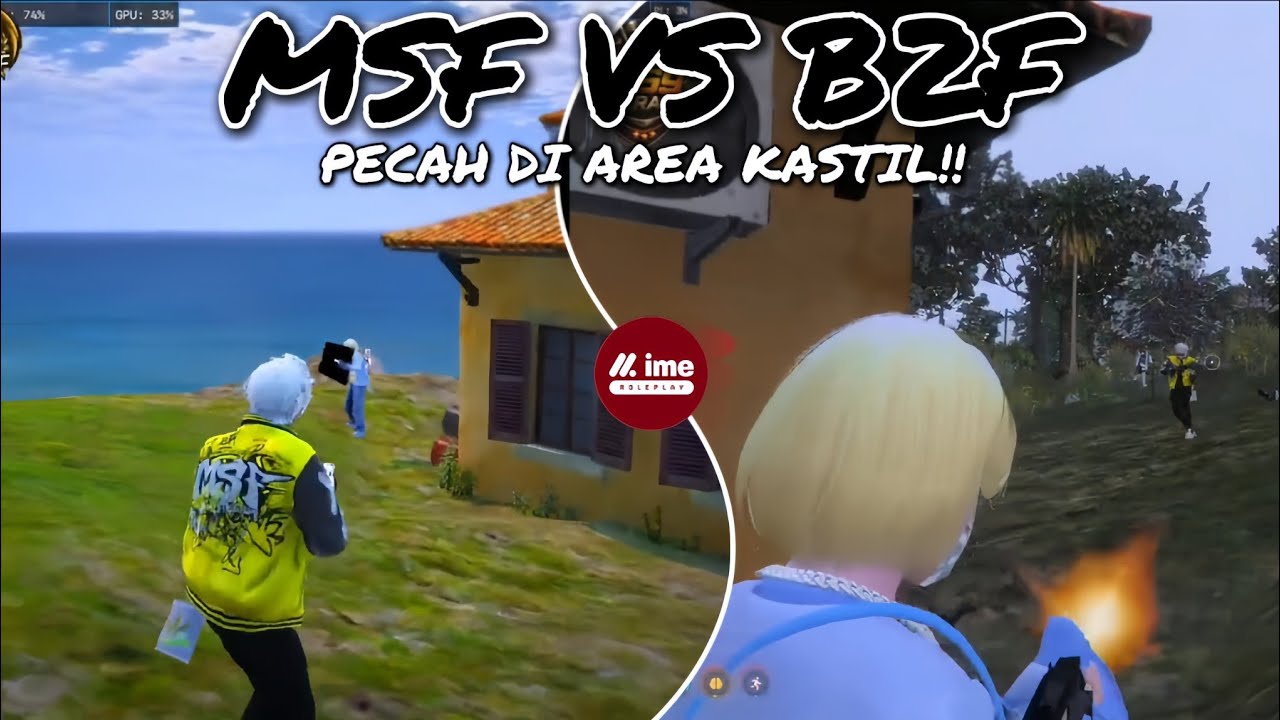 MSF VS B2F - PECAH DI AREA KASTIL!!#msf #b2f #imeroleplay #imerp #gta #roleplay