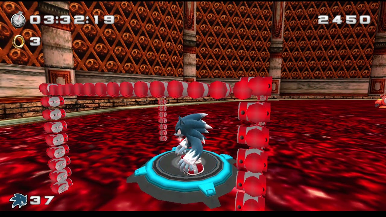Sonic World R8: Pumpkin Castle as Werehog Sonic
