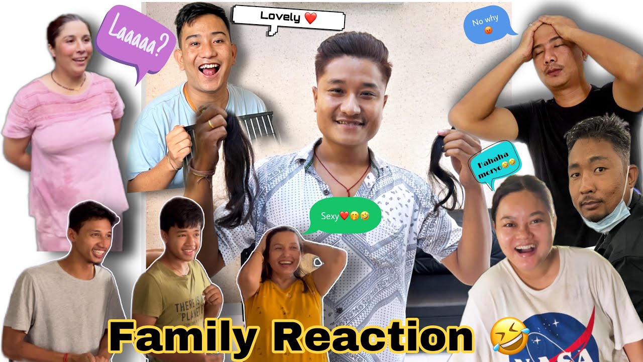 Full Family Reaction On Money Haircut 🫢/Funny vlog 🤣@passangmoktan