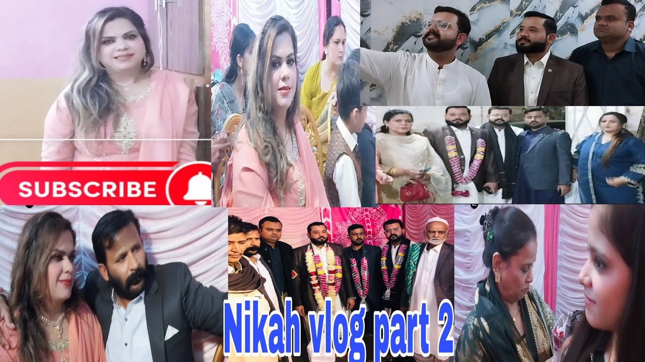 Nikah vlog Nikah Mubarak | nikah event part 2 | by Nazia zia official 