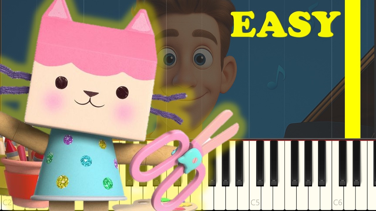 🎹 Whoopsie Song – GABBY'S DOLLHOUSE Piano Tutorial | Piano AccoMan