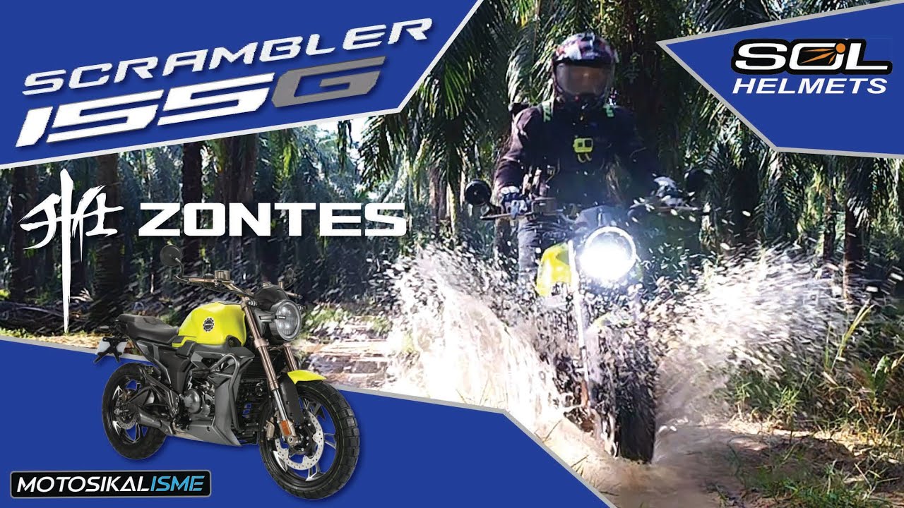 ZONTES ZT155G SCRAMBLER | PRACTICAL | PERFORMANCE | HANDLING | OFF-ROAD | ADVENTURE