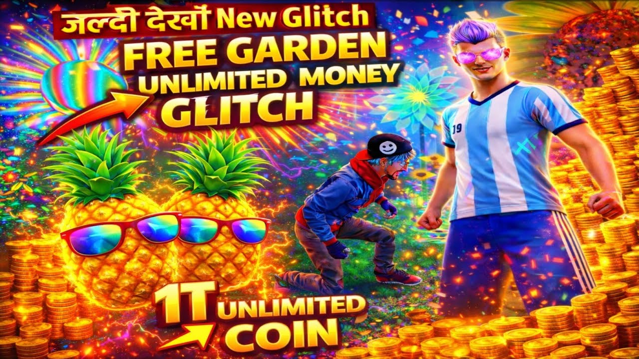 Free Garden New Glitch Unlimited Coin 100% Working Trick Double fruit Gift Glitch rainbow glitch 