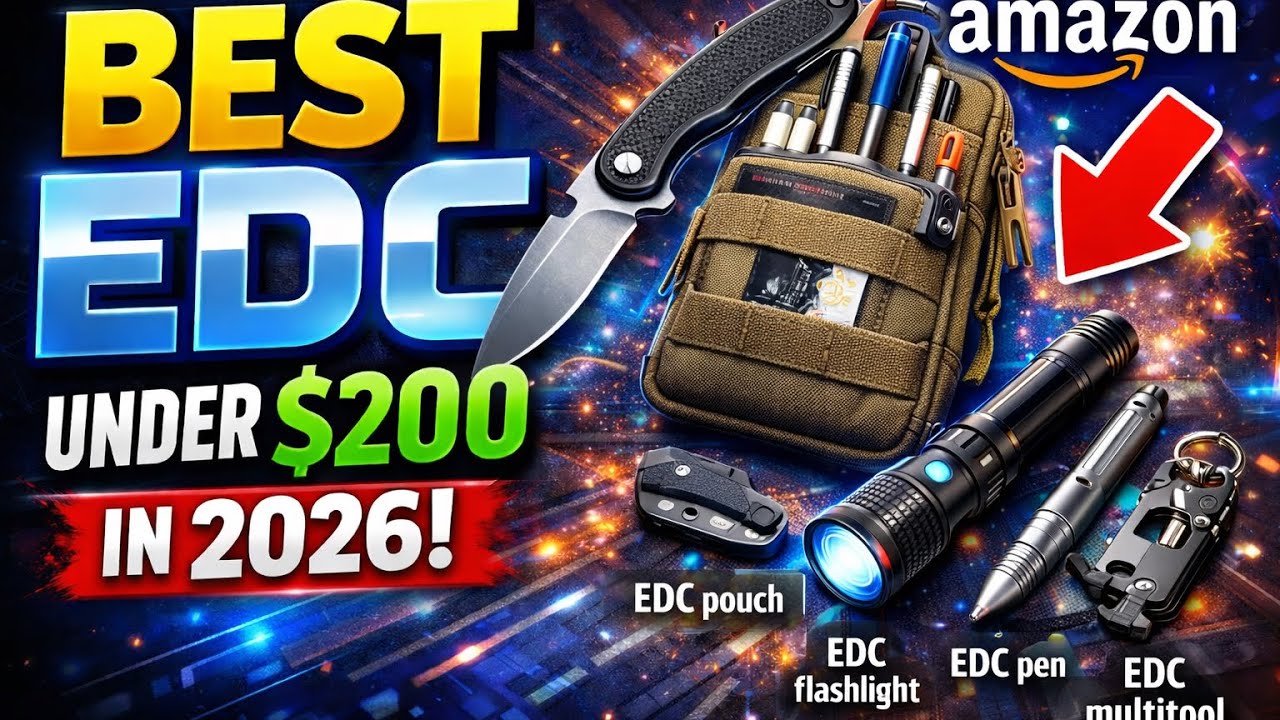The Ultimate Under $200 Amazon EDC Load Out in Under 20 Min (2026 Edition)
