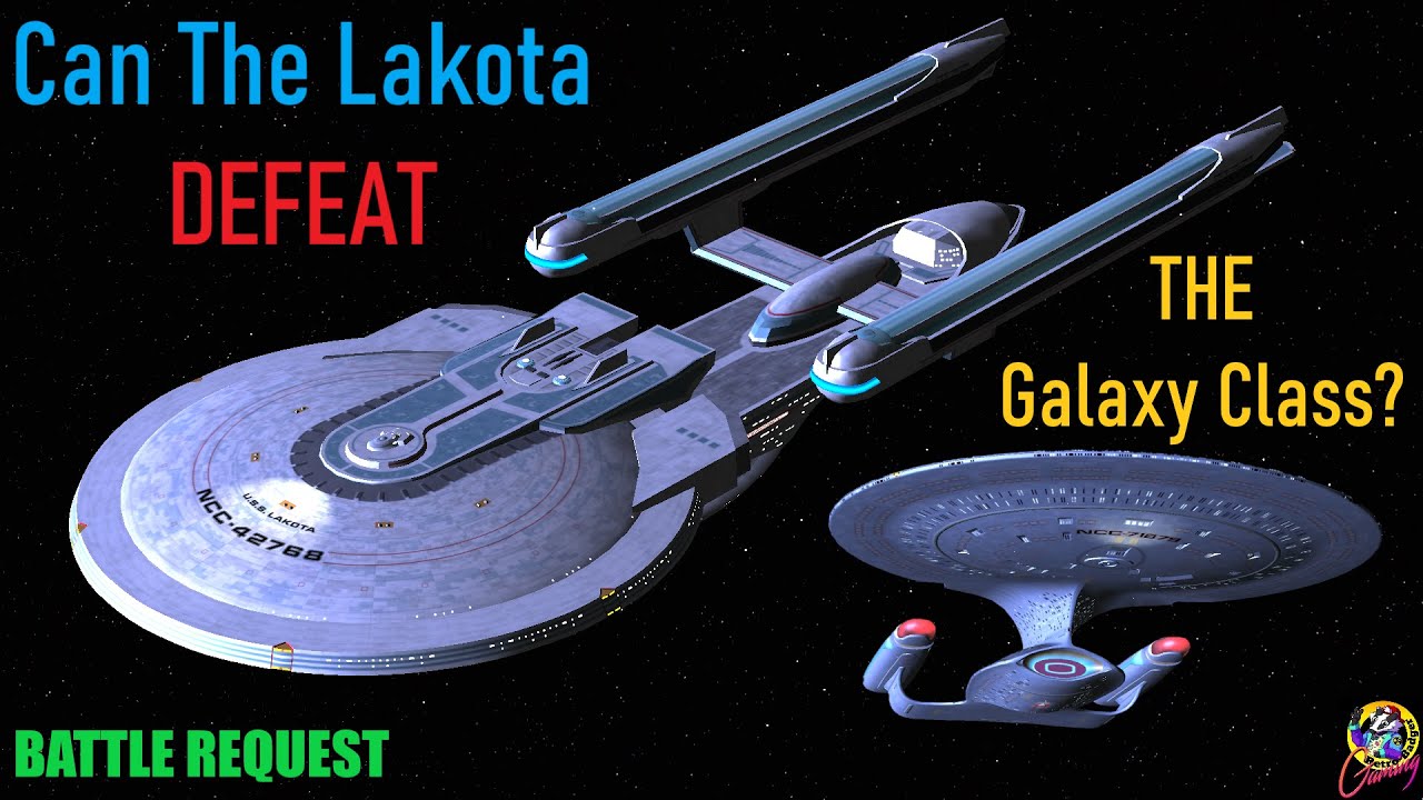 Original Galaxy Class VS USS Lakota - Both Ways - Star Trek Starship Battles