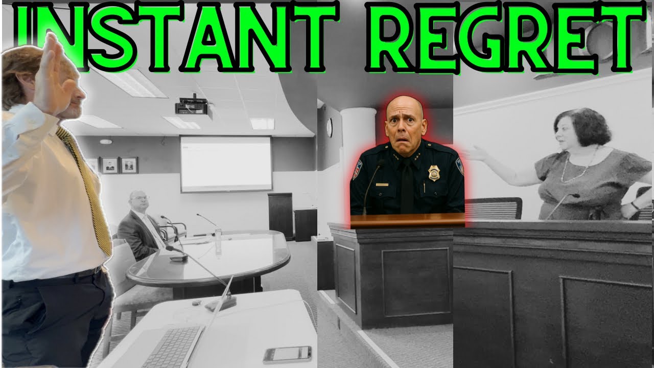Chief Dowda INSTANTLY regrets attending my trespass appeal hearing!!
