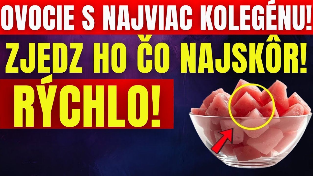 Zbavte sa mravčenia a slabých nôh 4 druhy ovocia s kolagénom pre ľudí nad 60 rokov!