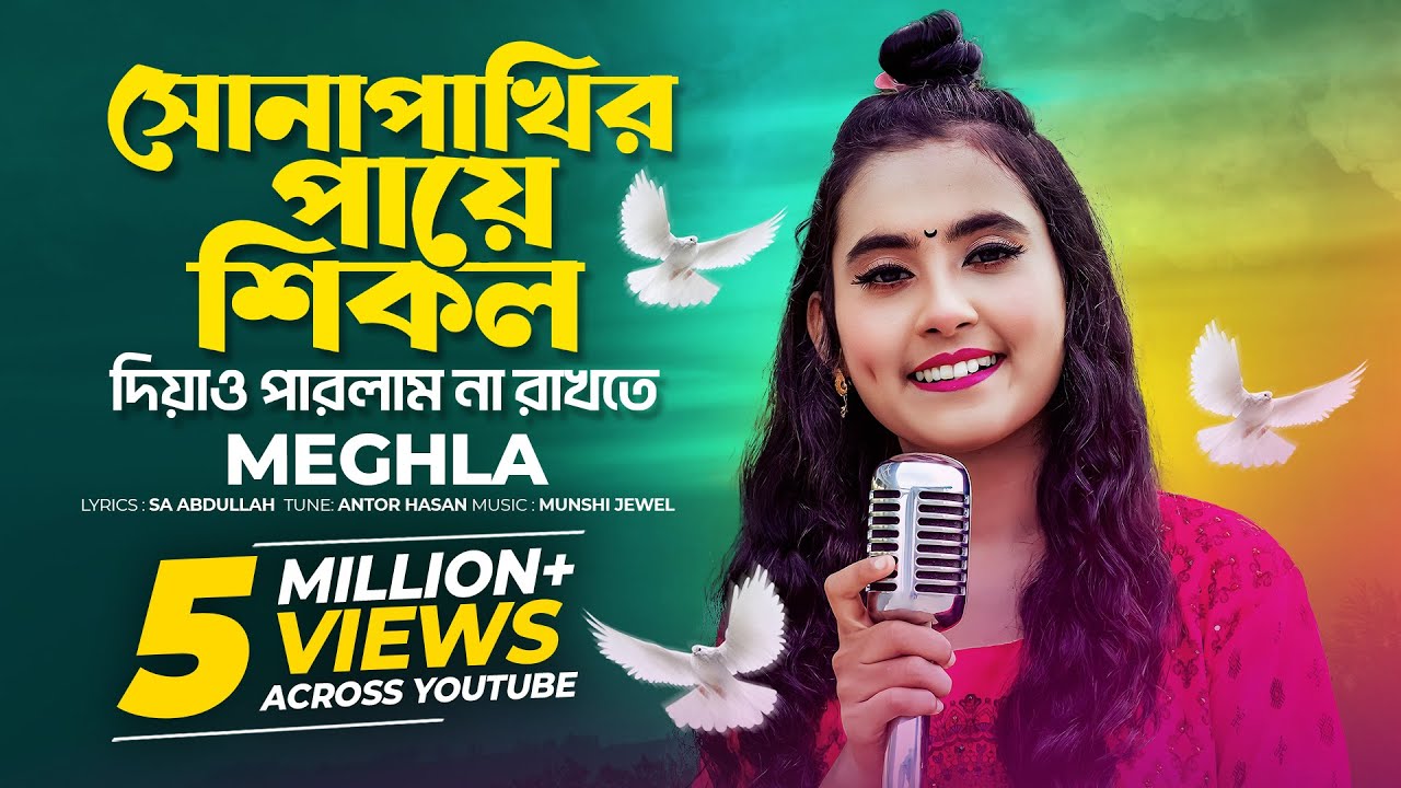 আমার মন ভোলা পাখিটারে | Meghla | সোনাপাখির পায়ে শিকল | Sona Pakhir Paye Shikol | Tiktok Vairal Song