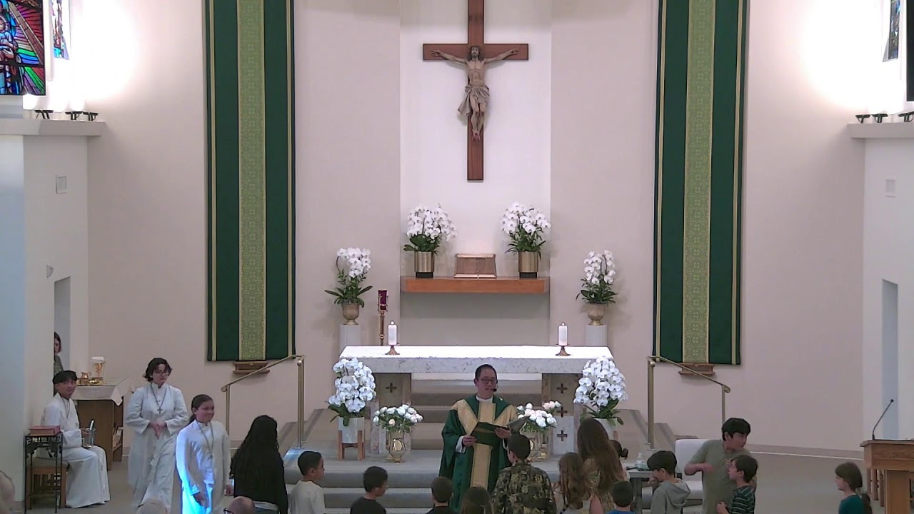 Mass at St. Joseph Catholic Church