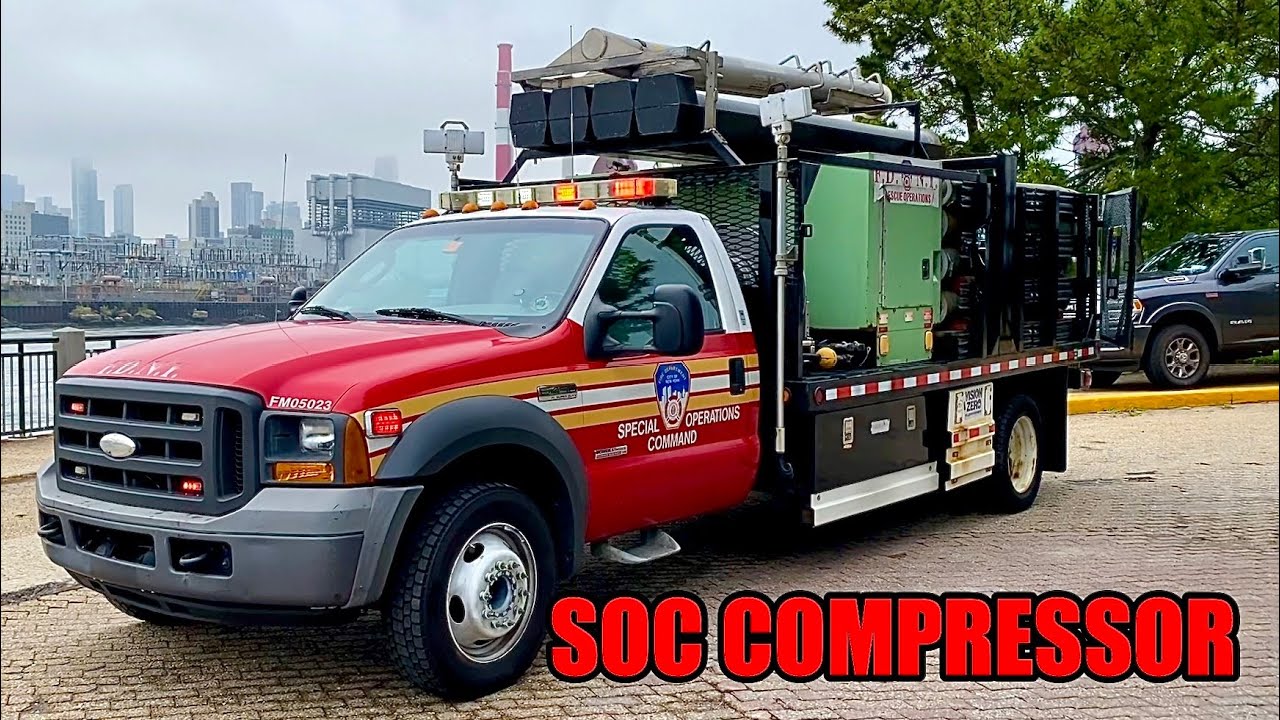 🌟 FLEET FRIDAY 🌟 FDNY SOC COMPRESSOR UNIT - VAC TRUCK HOSE