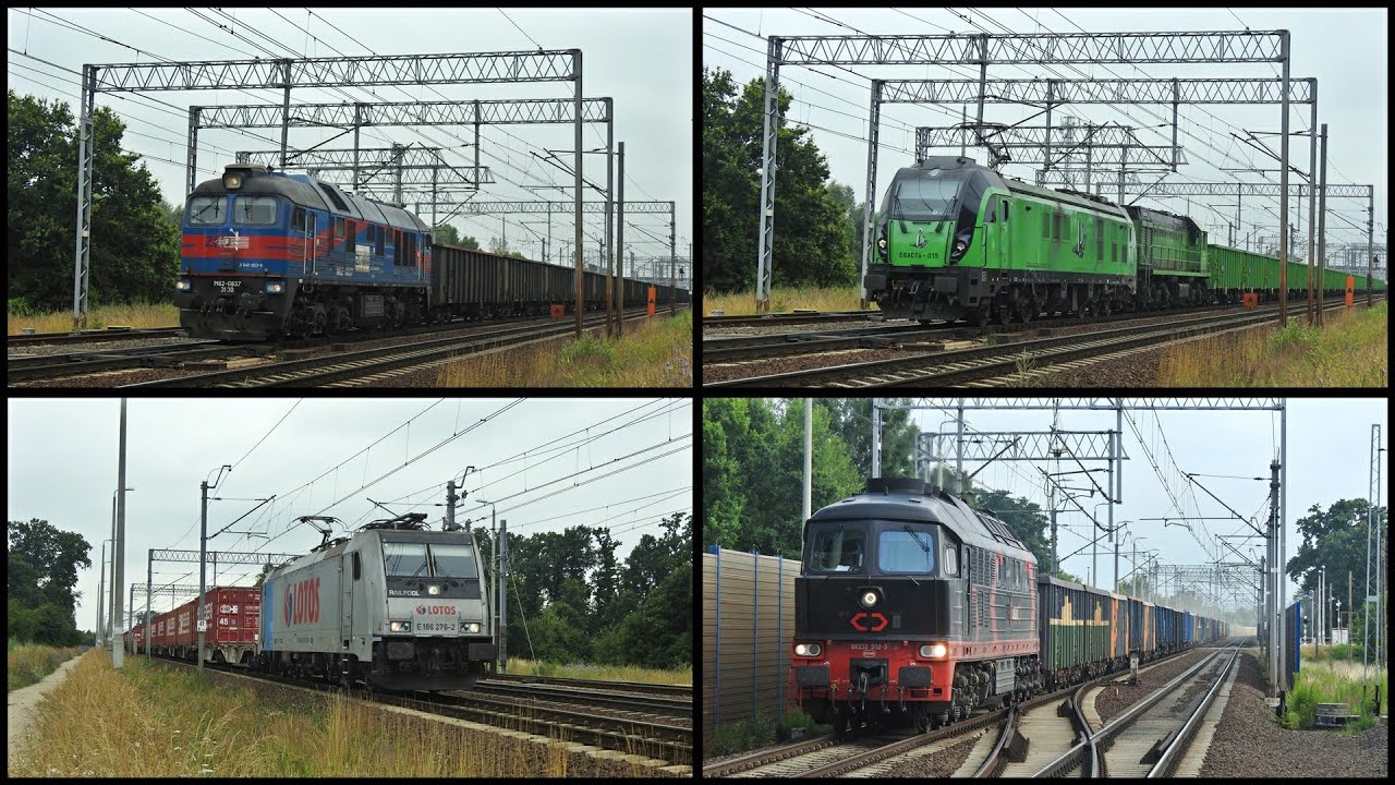 Czwartkowy ruch pociągów na linii kolejowej 271 w Żmigrodzie. +RP1