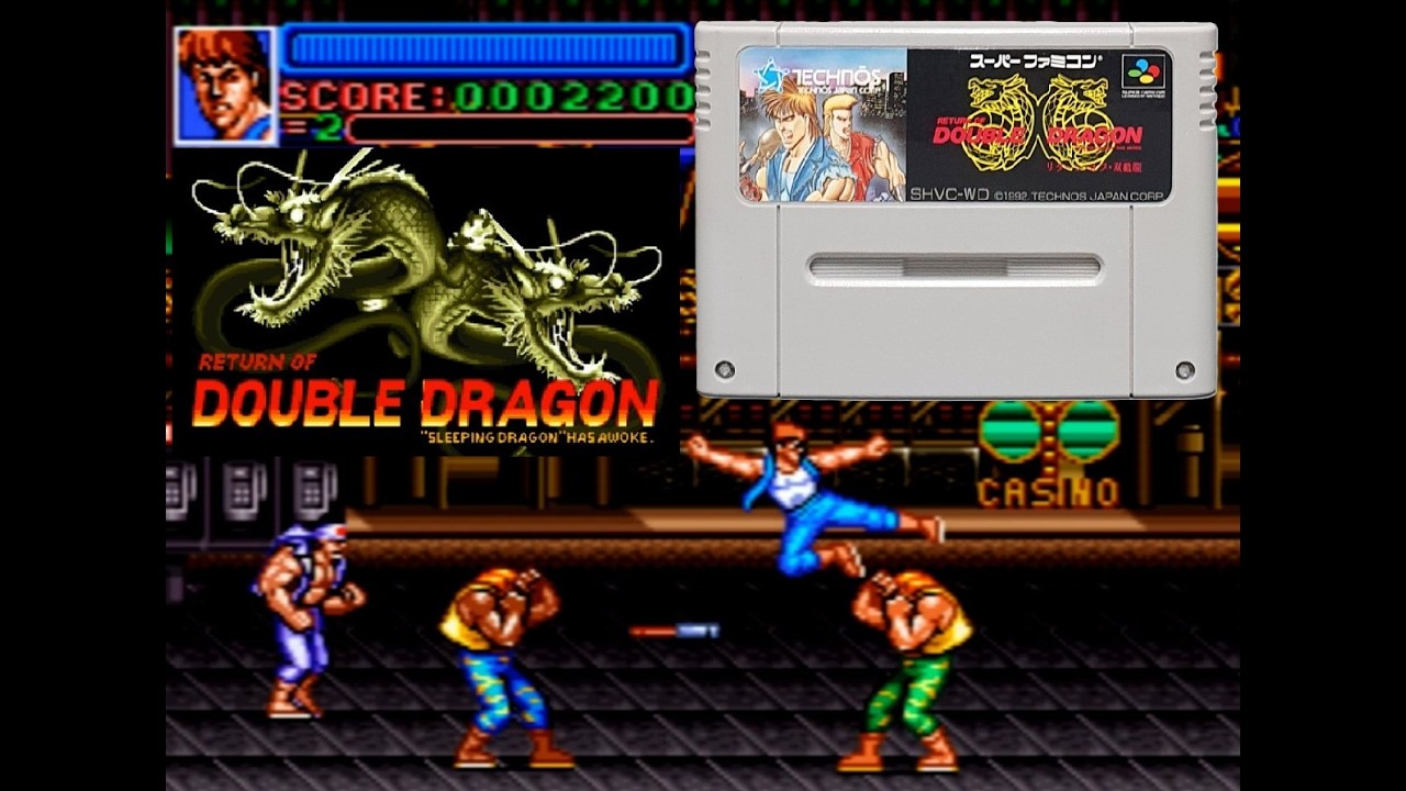 [SFC] Return of Double Dragon. 리턴 오브 더블 드래곤. 치트버전