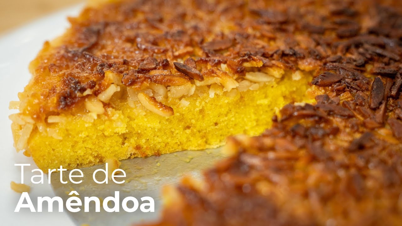 A Tarte de Am&ecirc;ndoa MAIS H&Uacute;MIDA e DELICIOSA que j&aacute; provei! 🍰✨